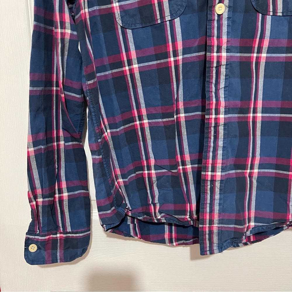 🖤 FREE 🖤 Aeropostale - Men’s Button Up Plaid Shirt - Picture 4 of 8